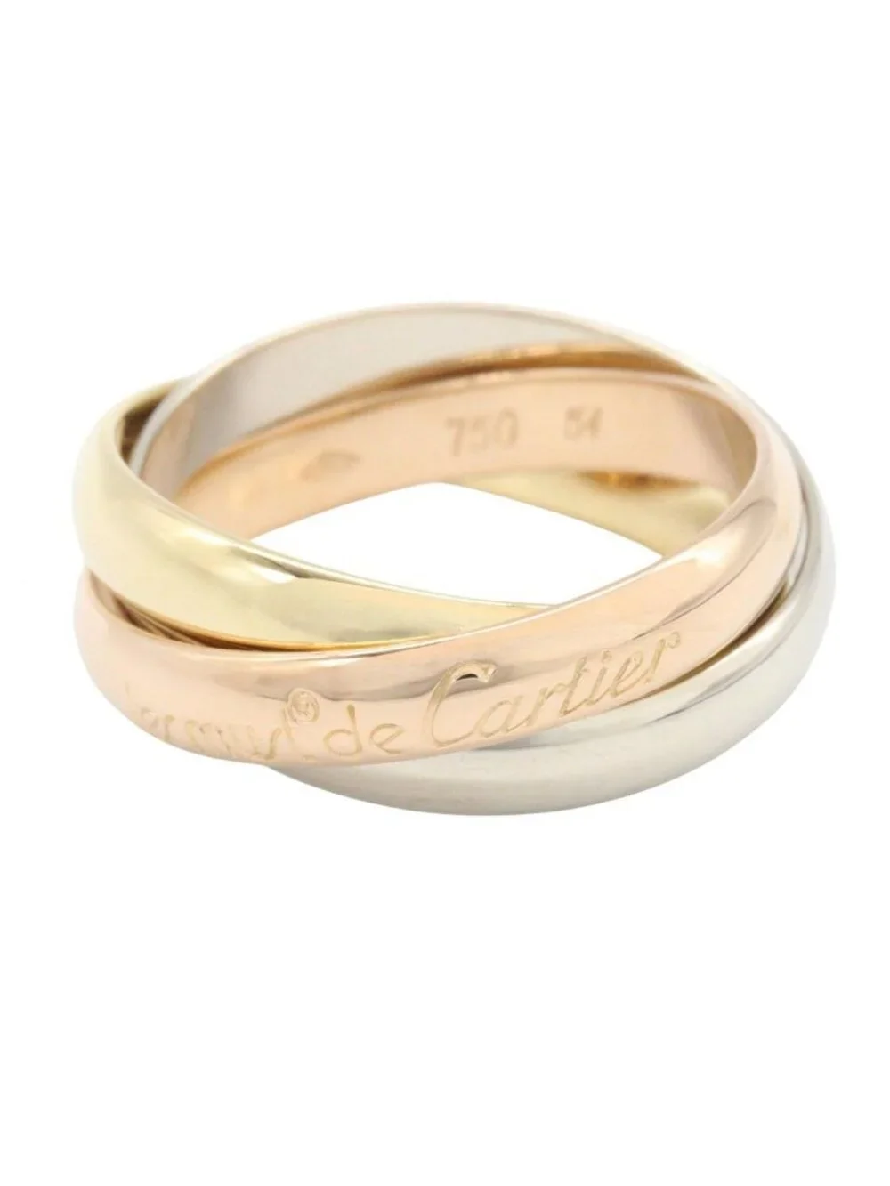 Cartier Ring Trinity 18k White Gold